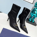 New Fashionable Thin Heel Pointed Short Boots 1024102402