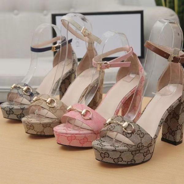 New Ladies Fashion Platform Sandals Chunky Heel High Heels SPDD070501