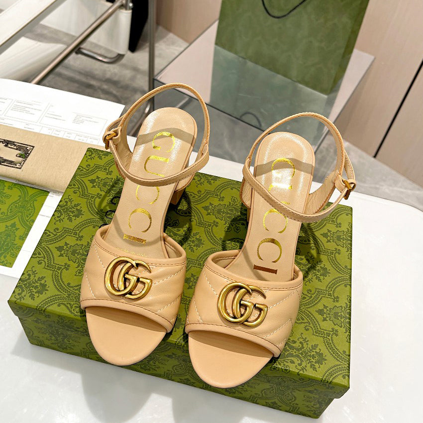 New hot sale High Heel Leather Sandals XC07051203