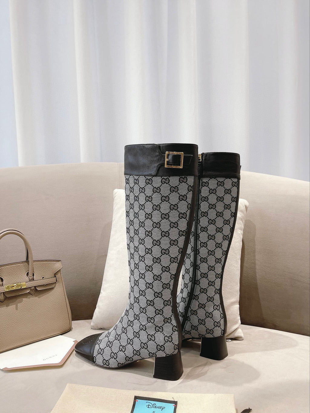Fashion hollow  hollow carved print high-heeled boots 0724102315