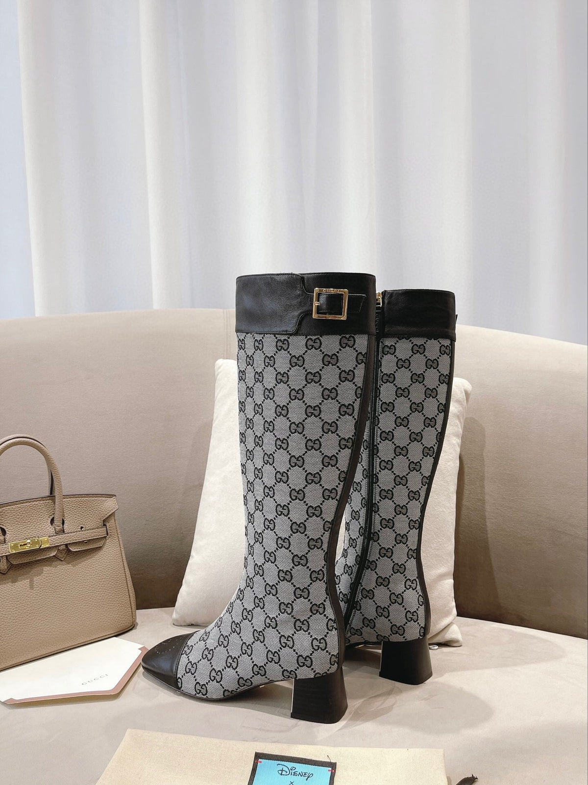 Fashion hollow  hollow carved print high-heeled boots 0724102315