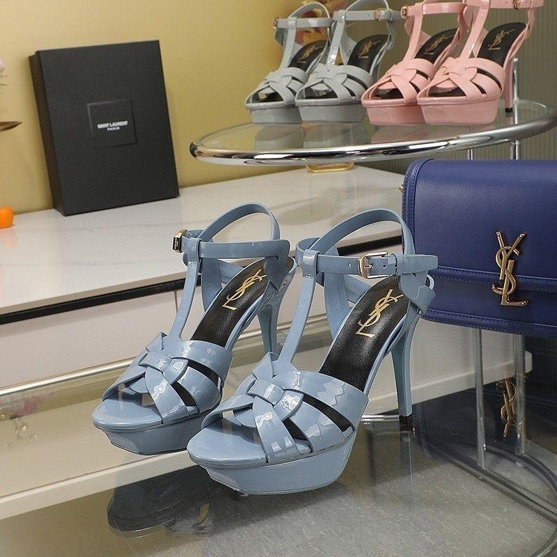 New Open-Toe High-Heel Patent Leather Sandals 1024040217