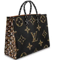 BLACK AND ORANGE JUNGLEGIANT MONOGRAM ONTHEGOTOTE GM,2019
