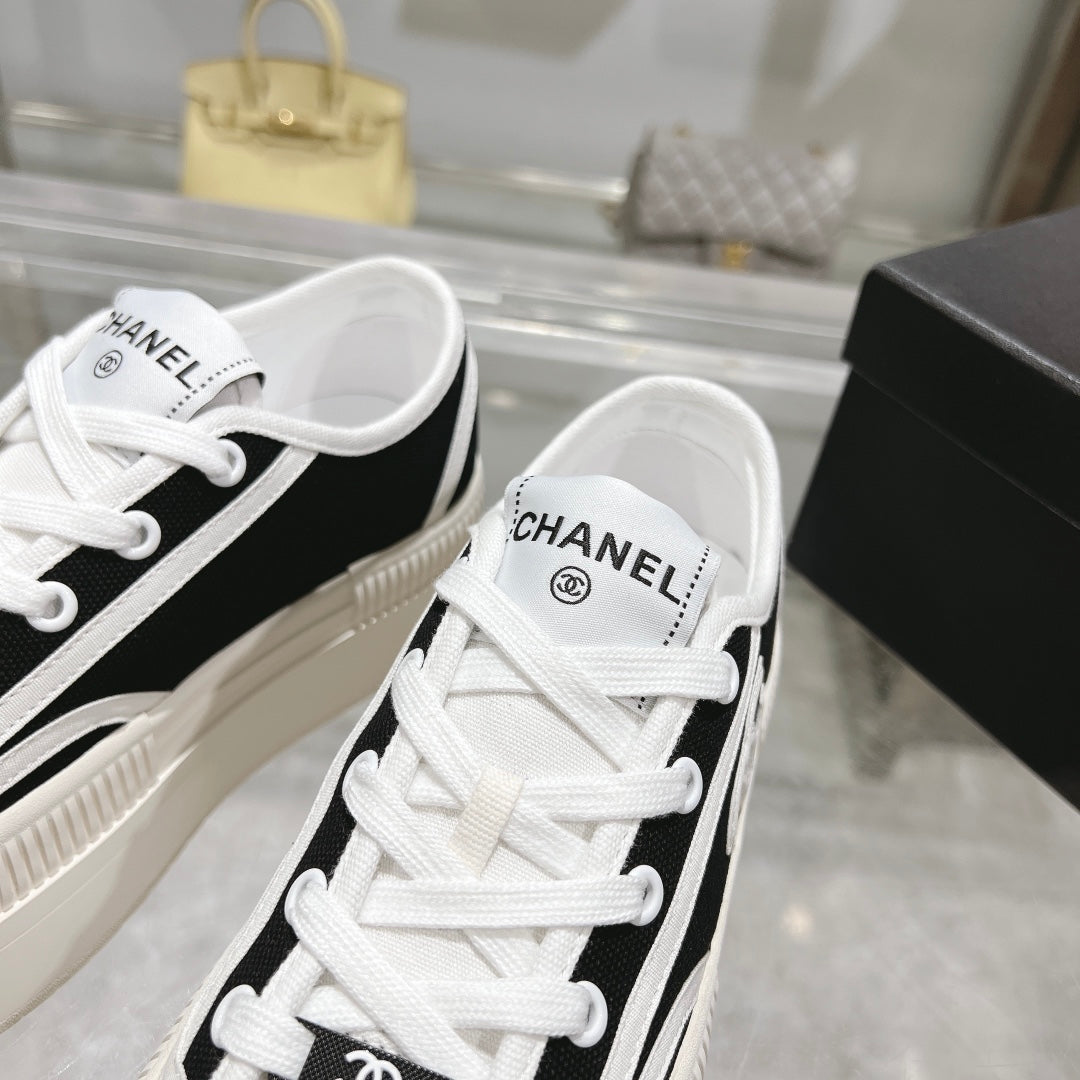 CH New Platform Canvas Biscuit Shoes fb04240909028