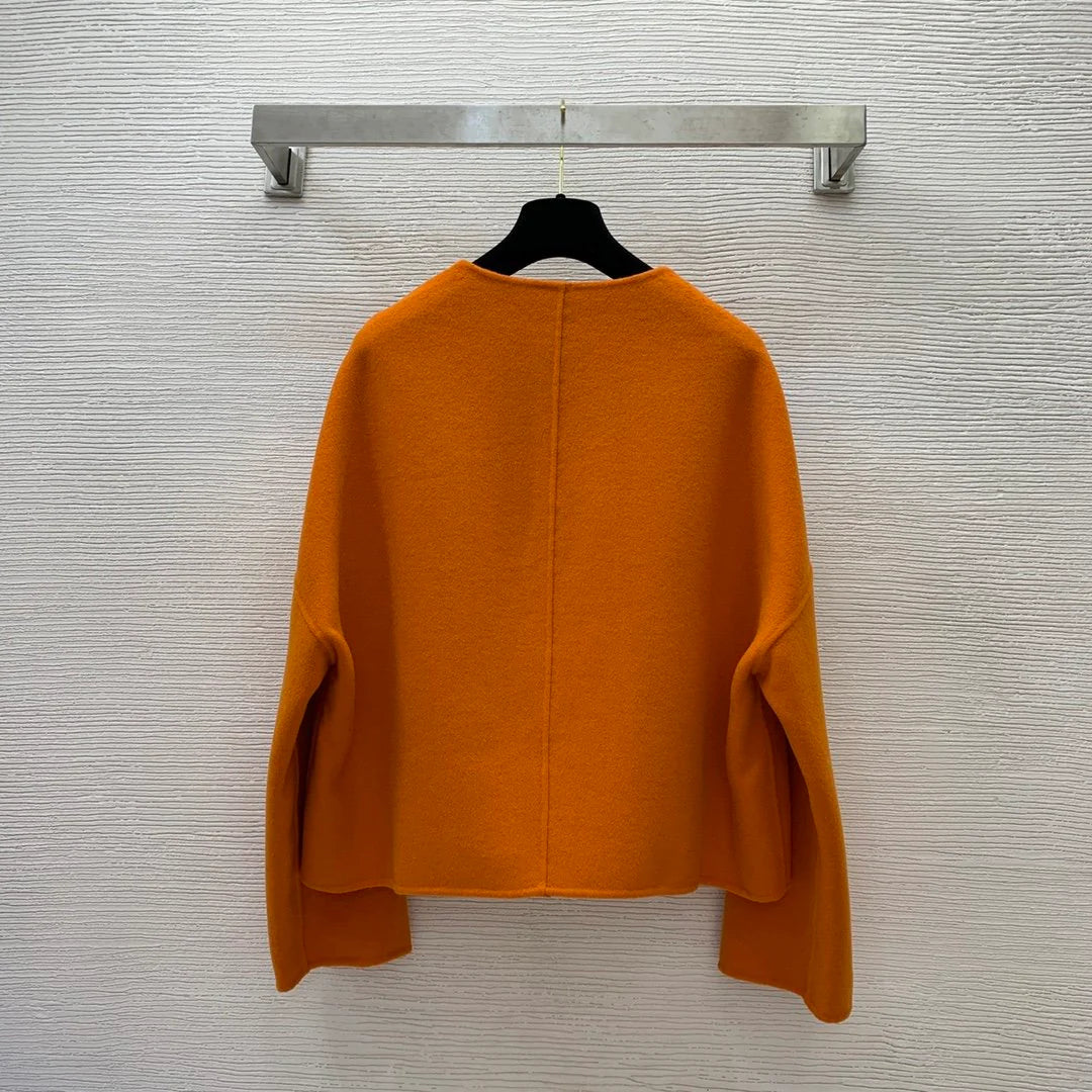 H Fashion Women's Cashmere Short Jacket 0724022303