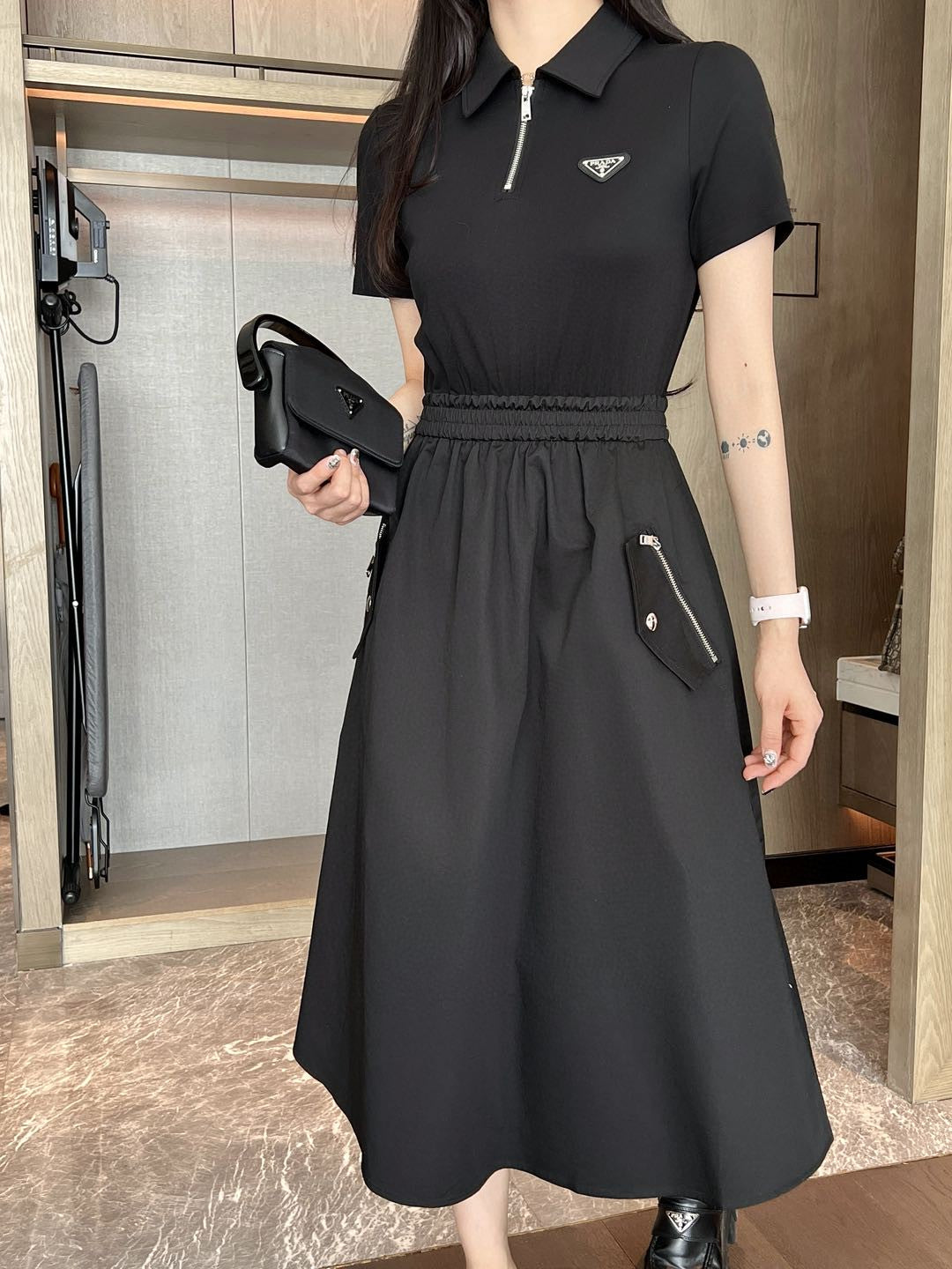 P Fashion Short Sleeve Dress 0725022610