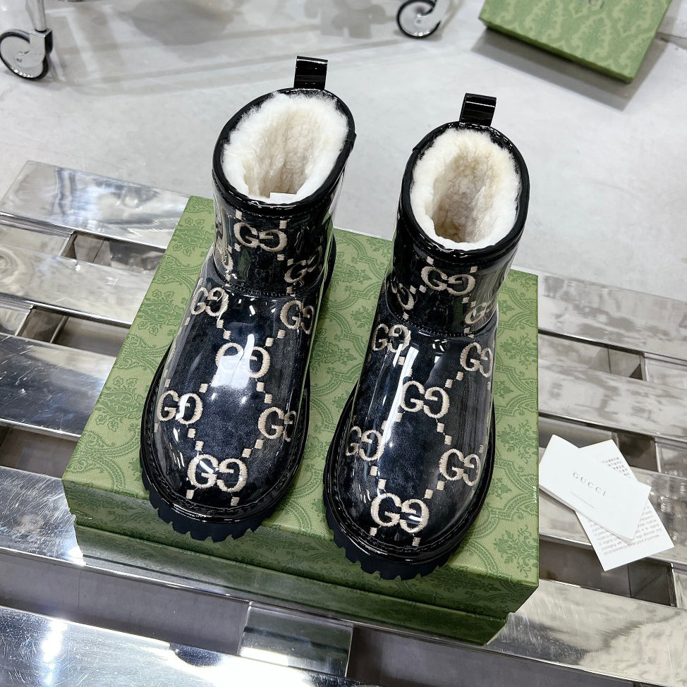 G fashion winter women's PVC electroplated snow boots XC0723110304