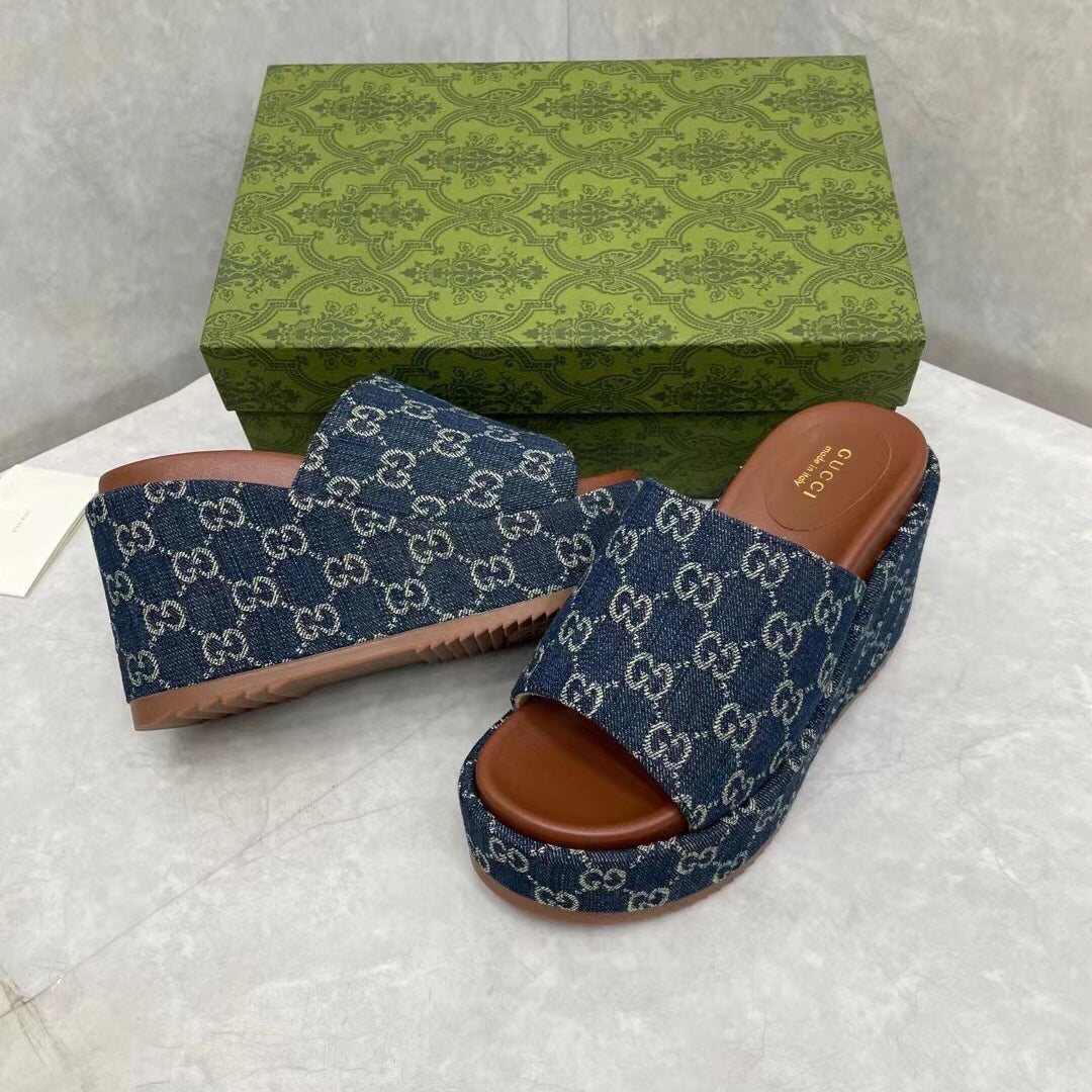 platform wedge printed slides XC07050501