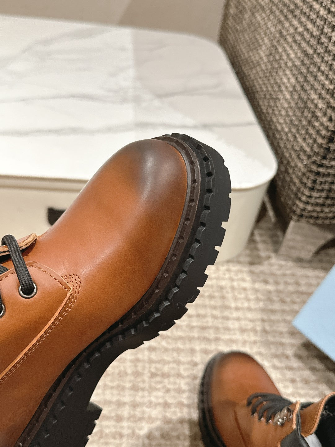 P retro color polished martin boots 0724111206