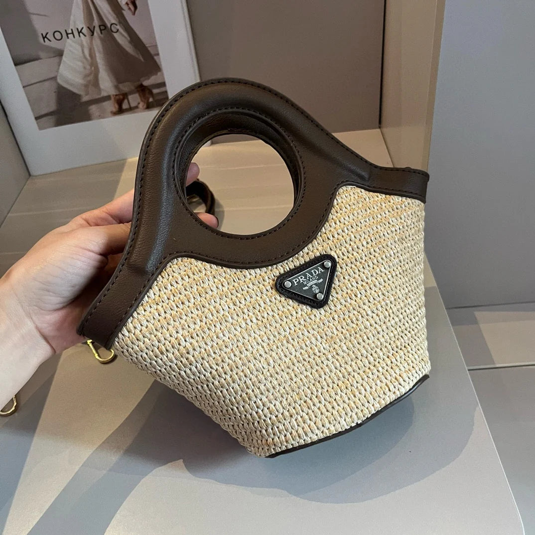 New Fashion Casual Woven Tote Bag 1024042302