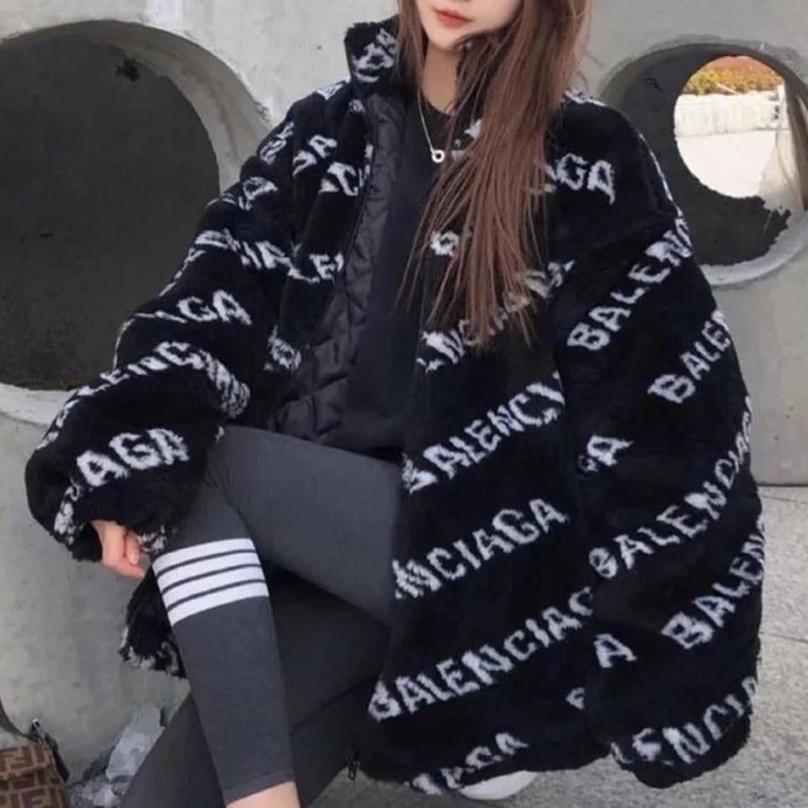New Fashion Versatile Plush Coat 1023122005