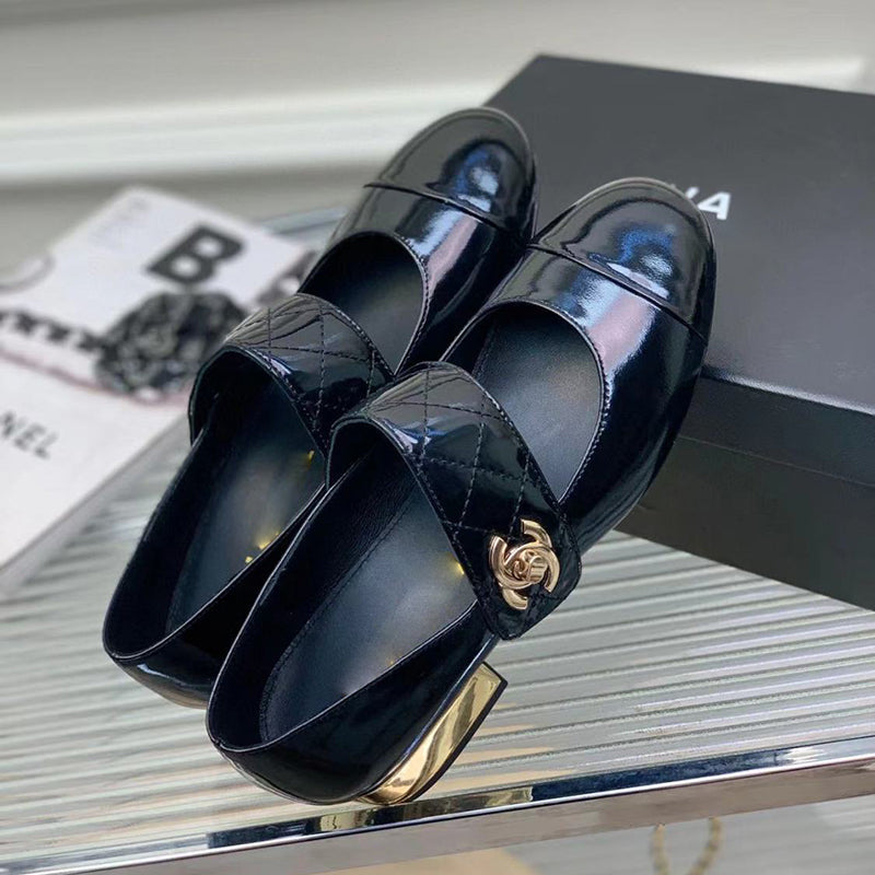 Fashion leather round toe shoes PD10060825