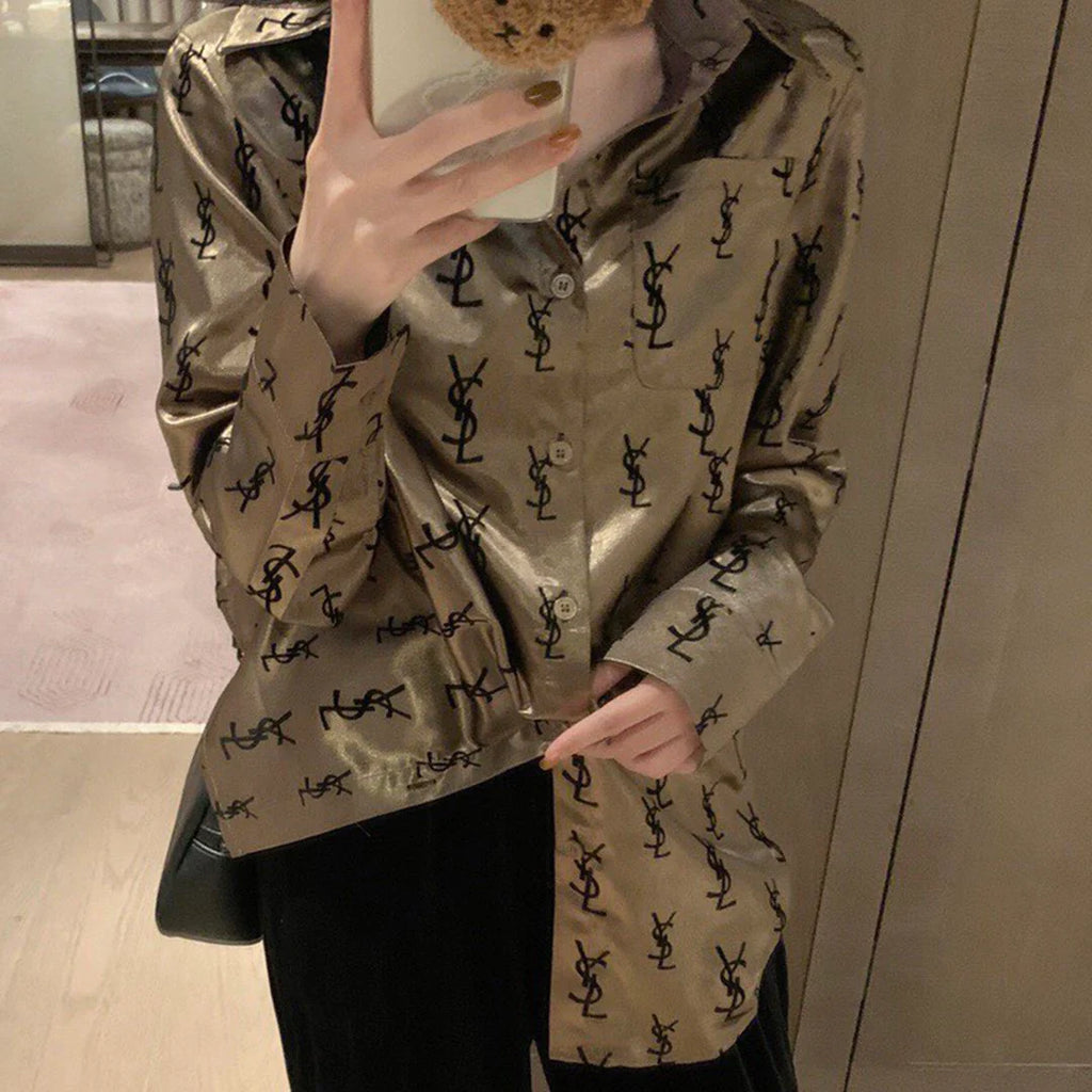 New fashion versatile casual shirt for women 1024010505