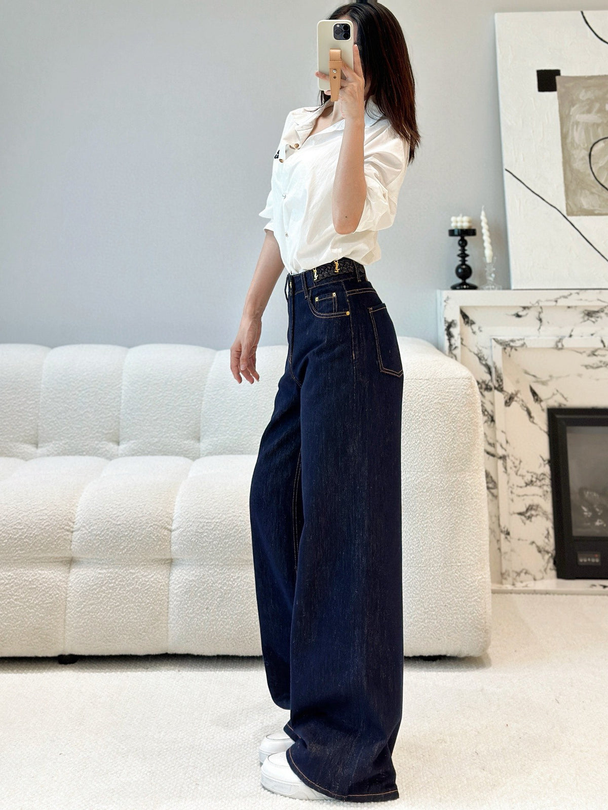 YS Fashion Denim Loose Pants0724101107