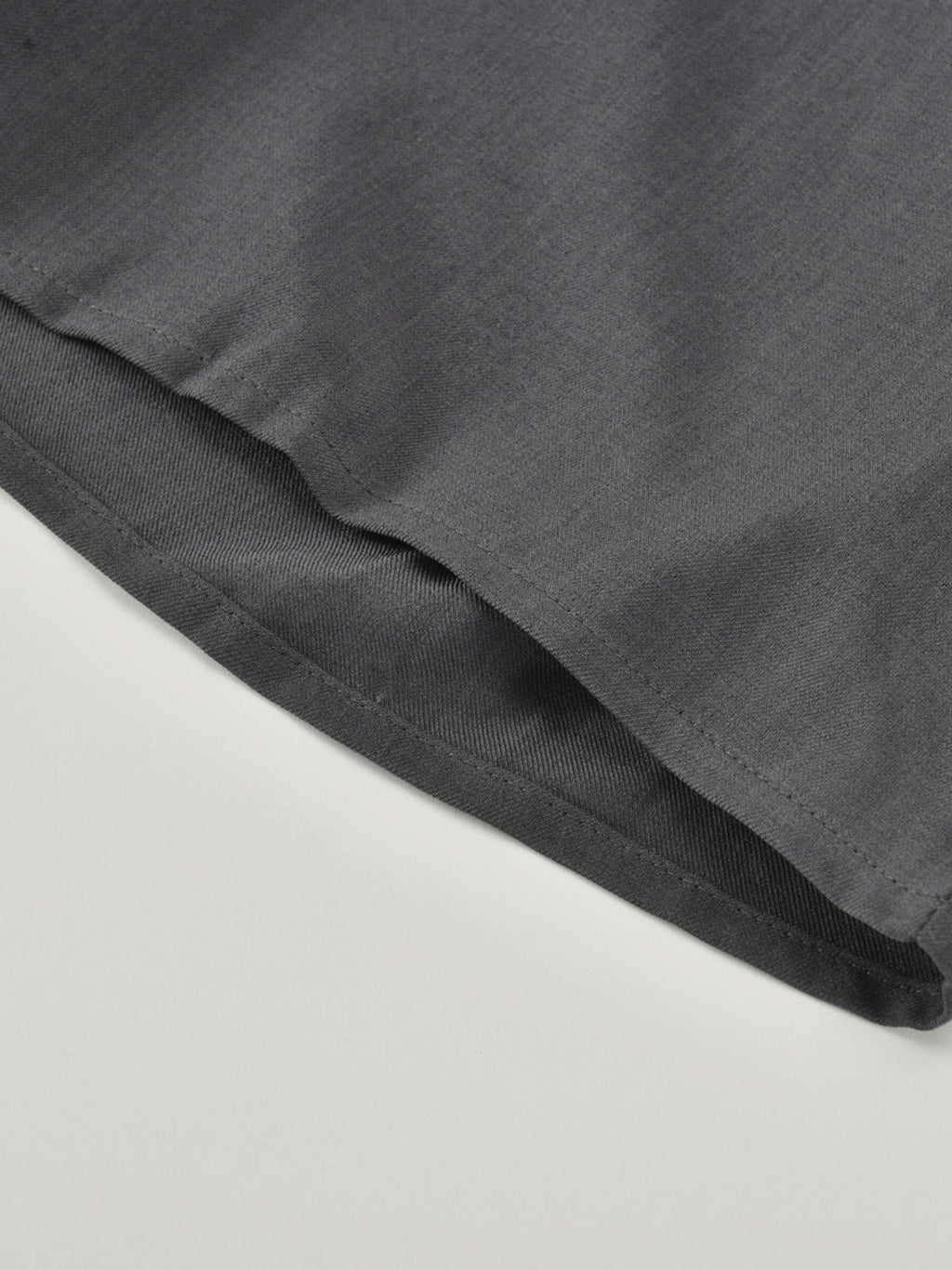 Convertible Collar Asymmetric Short Sleeve Shirt｜KINS CLASS