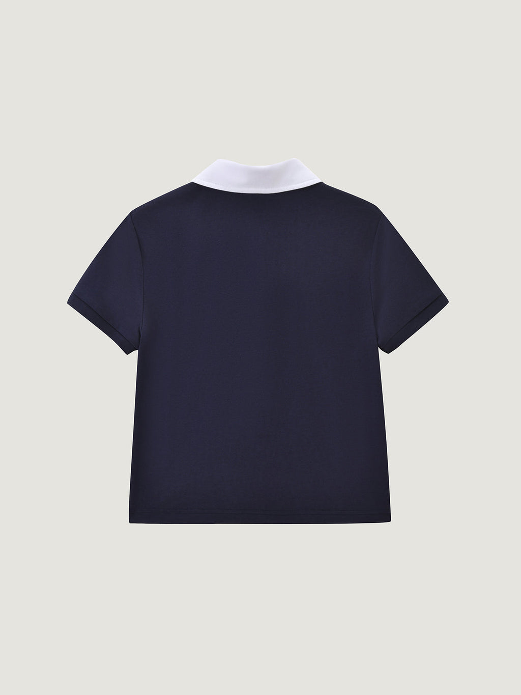 Princess Collar Family Matching Crop Polo Tee For Adults | KINS CLASS