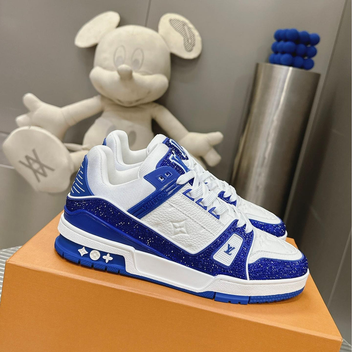 L trainer fashion diamond sneakers 0725032601