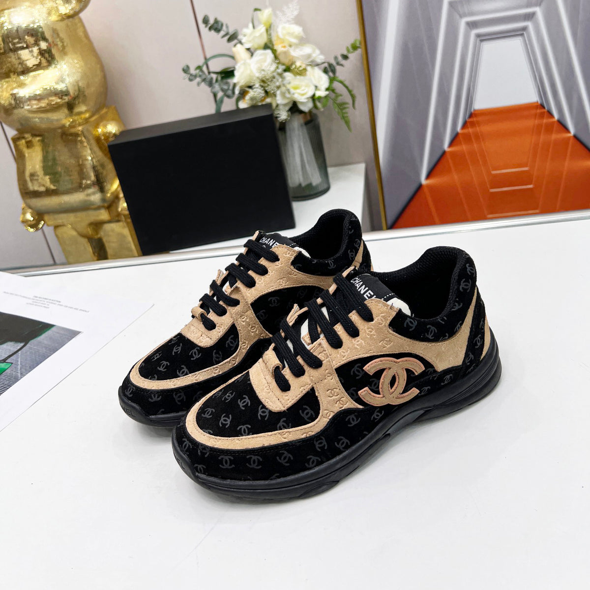 CN－luxury printed sneakers XC07071005