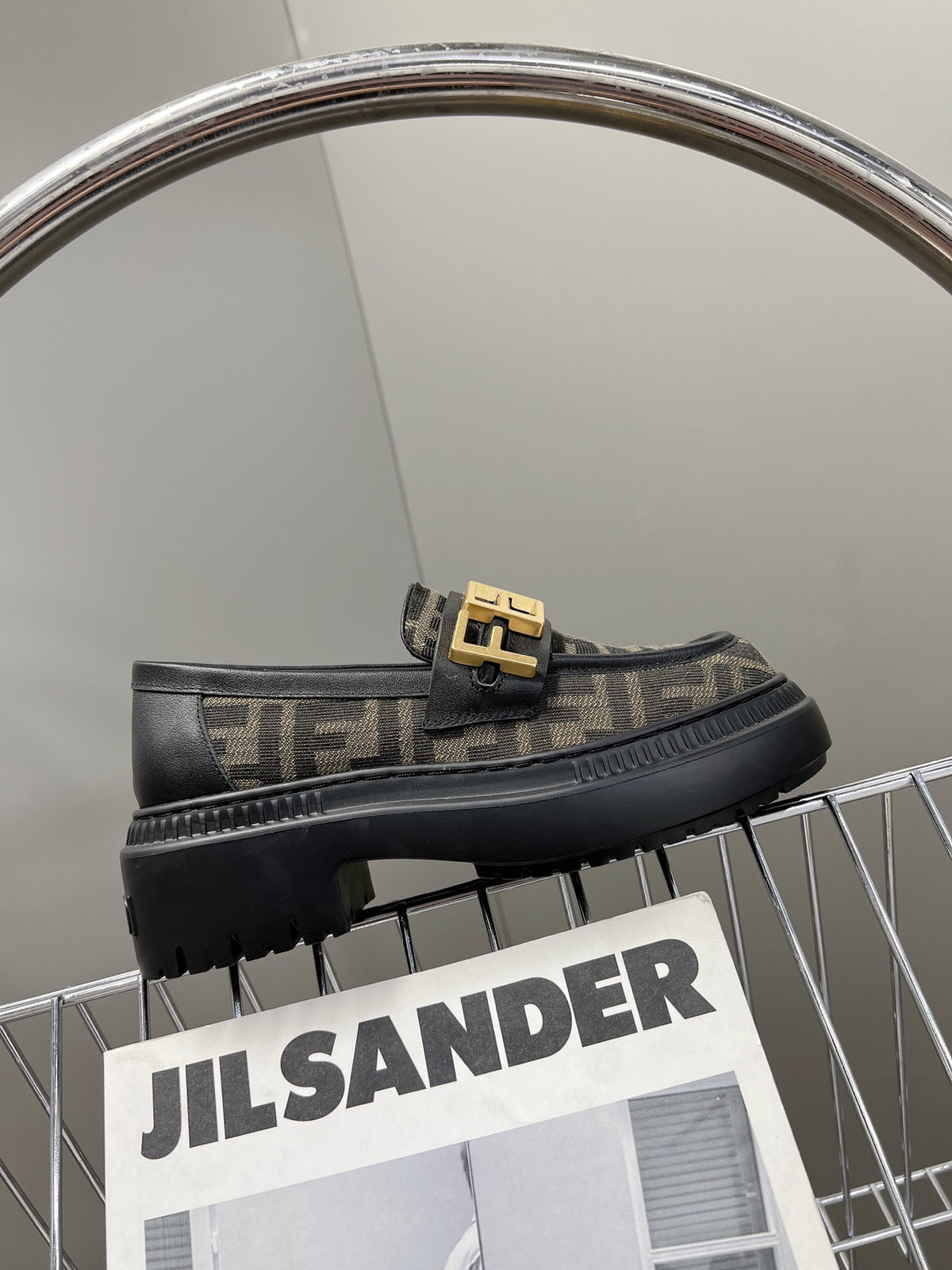 Letter buckle loafers XC0123072818