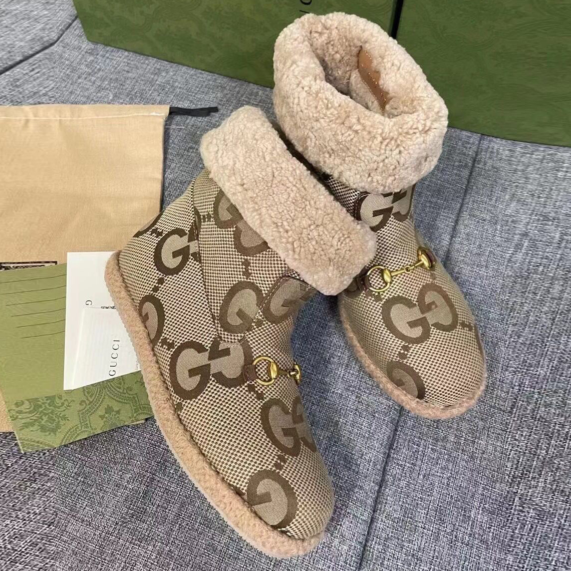Women's wool boots for autumn and winter 1024103012