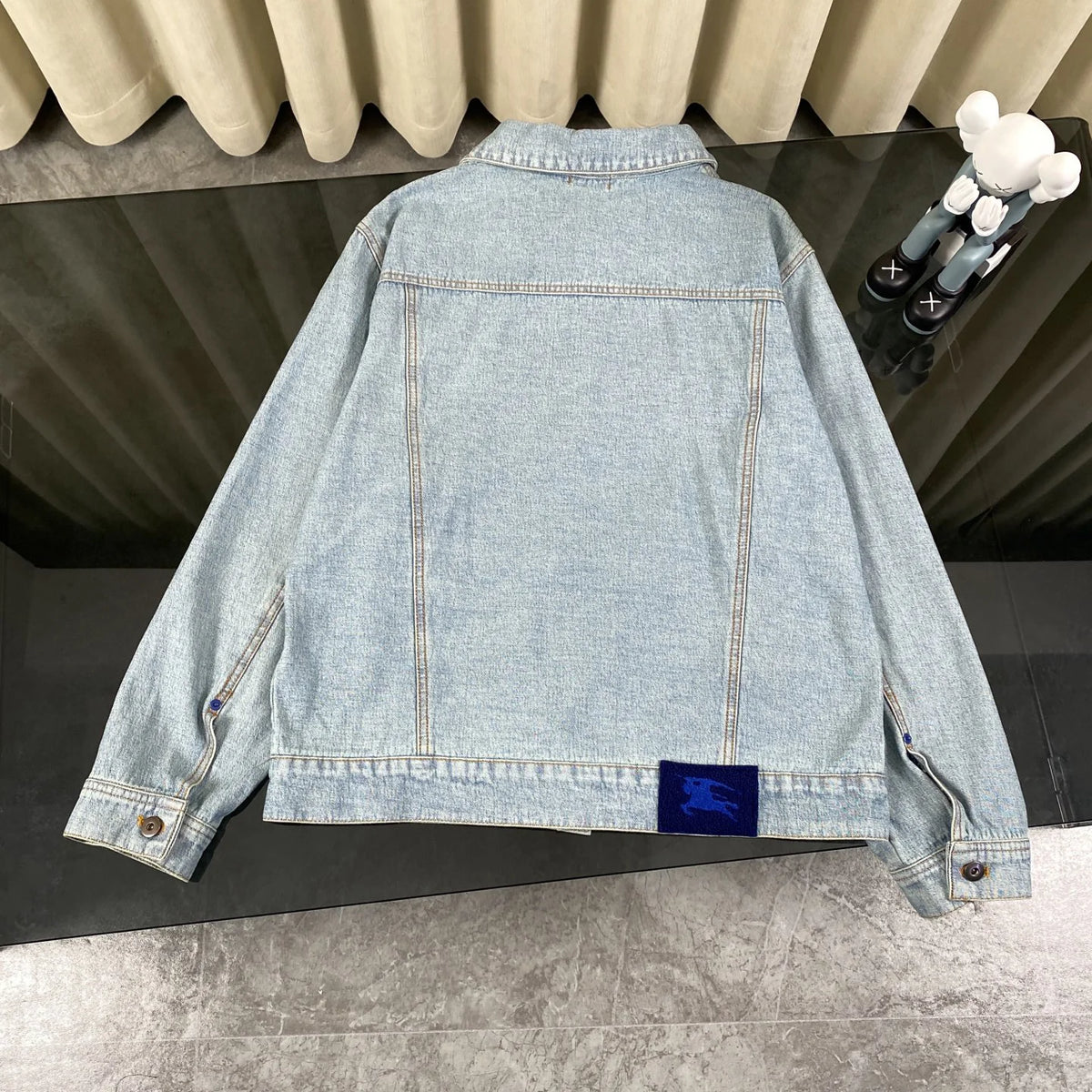 War horse rider printed denim jacket Unisex 1205021230