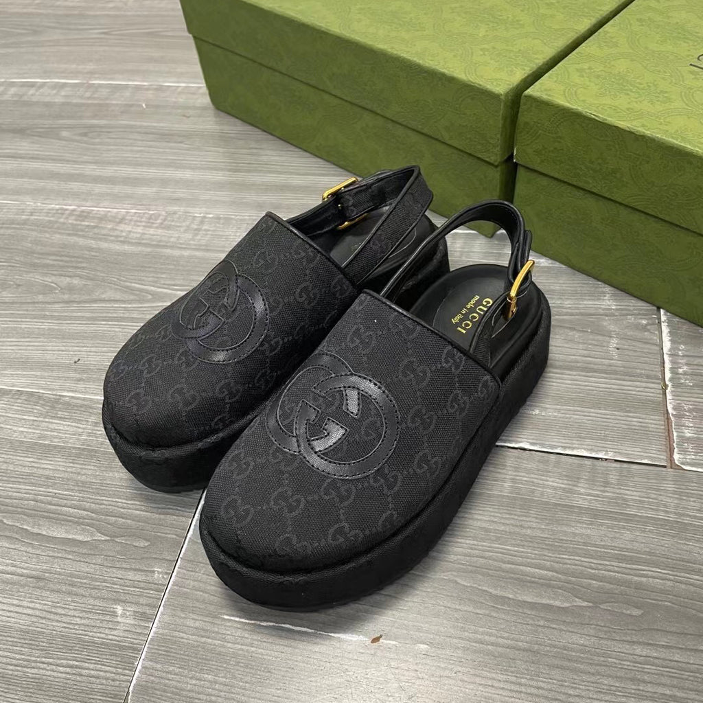2023 new  women's platform toe sandals