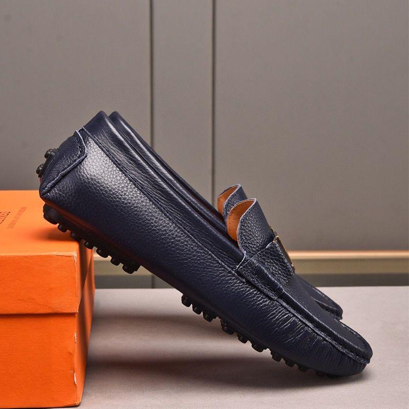 Genuine Leather Casual Comfortable Men's Slip-on ShoesPD05202412401