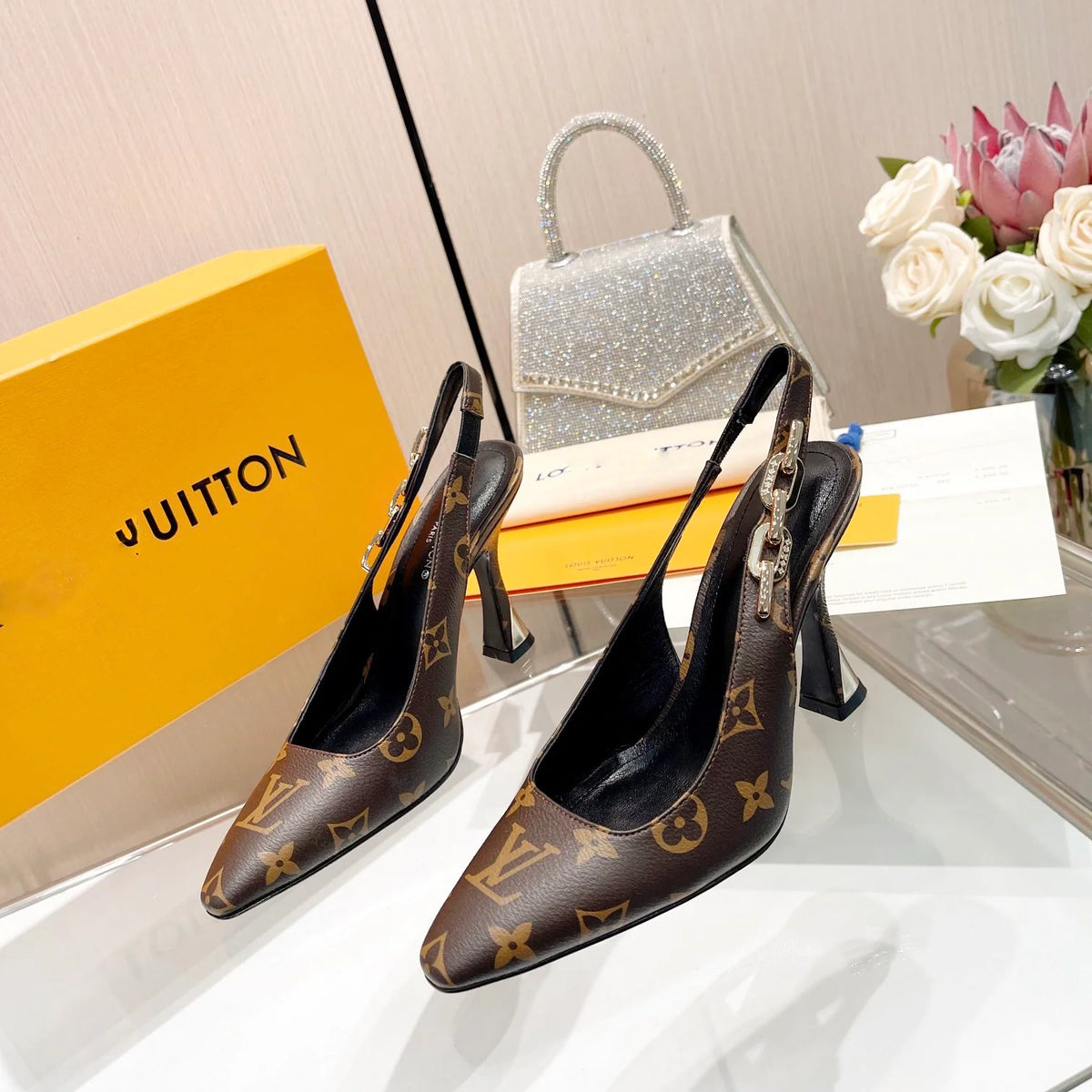 New Fashion Classic Floral V Logo Women's Shoea-XC05202411901