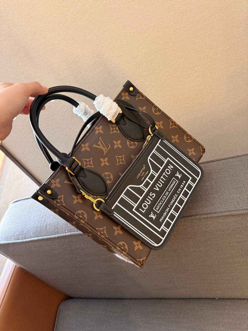 L Fashion Print Jungle Tote Bag 0724112805