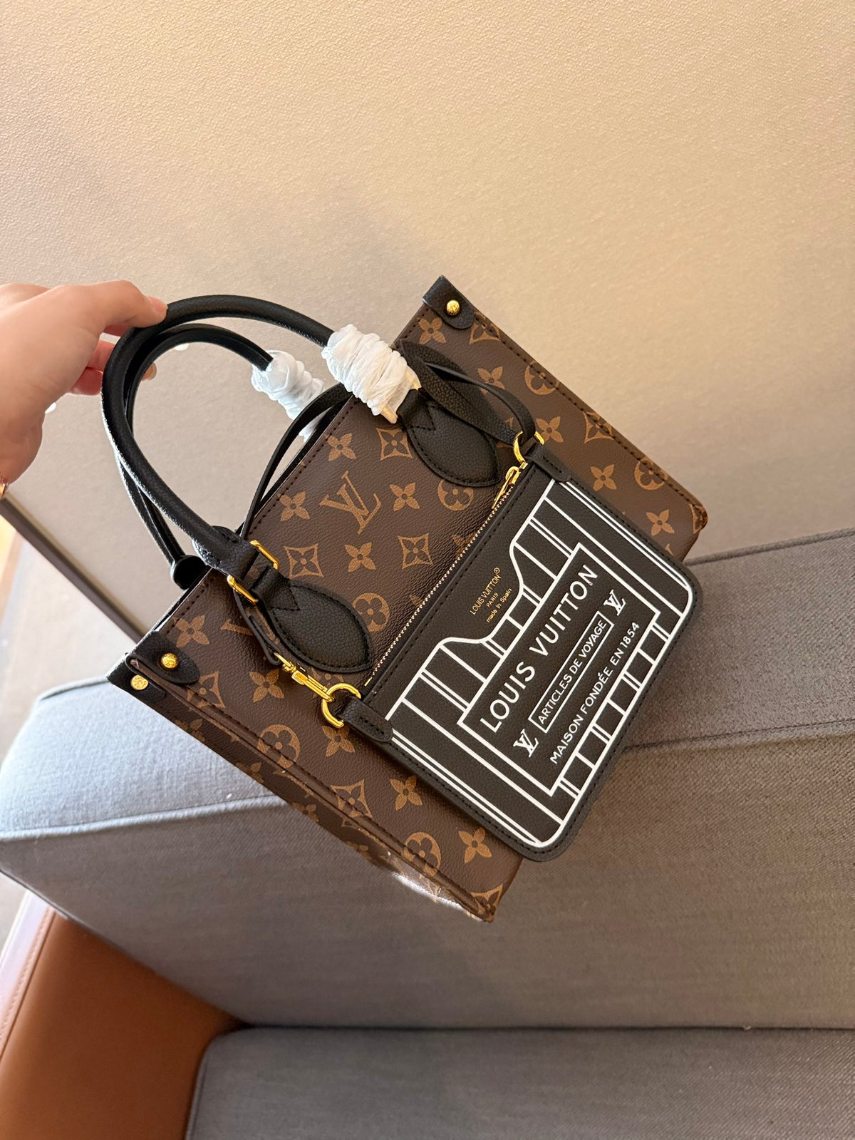 L Fashion Print Jungle Tote Bag 0724112805