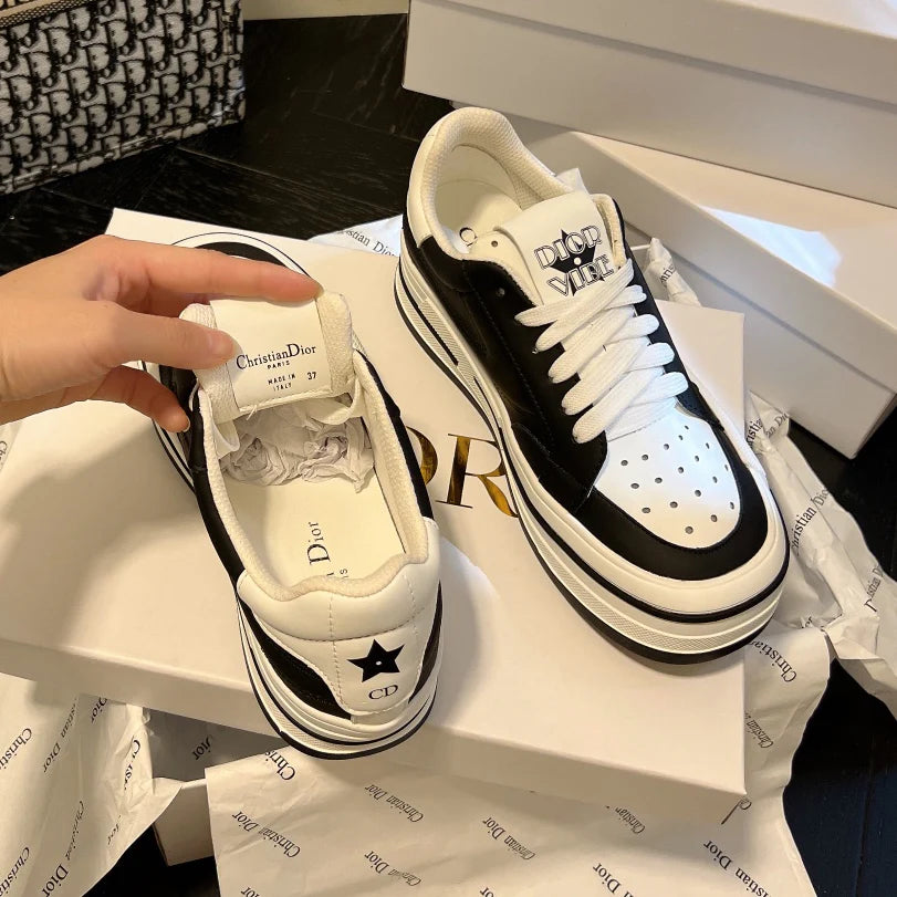 New FALL Casual Shoes Thick Bottom White Shoes 1025030406