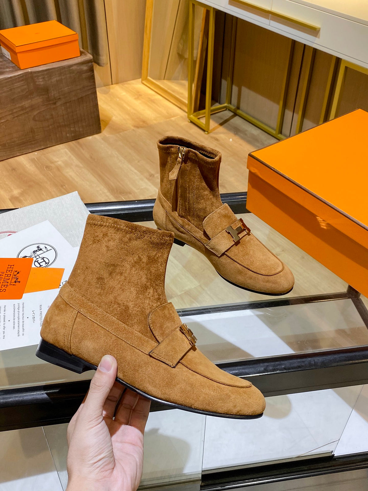 HH Fashion Suede Ankle Boots 0724110505