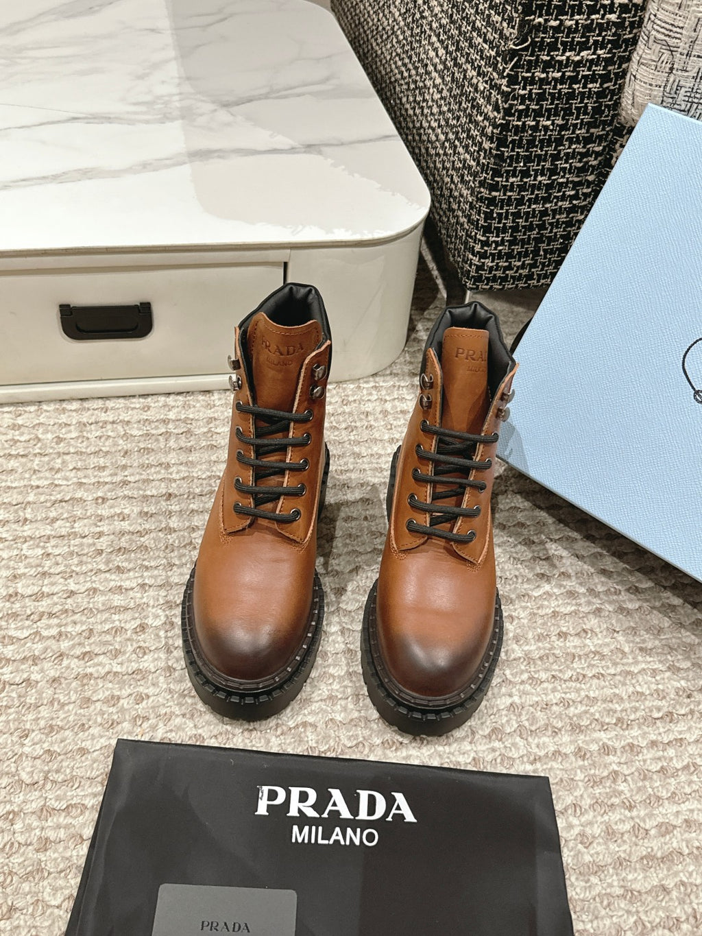 P retro color polished martin boots 0724111206