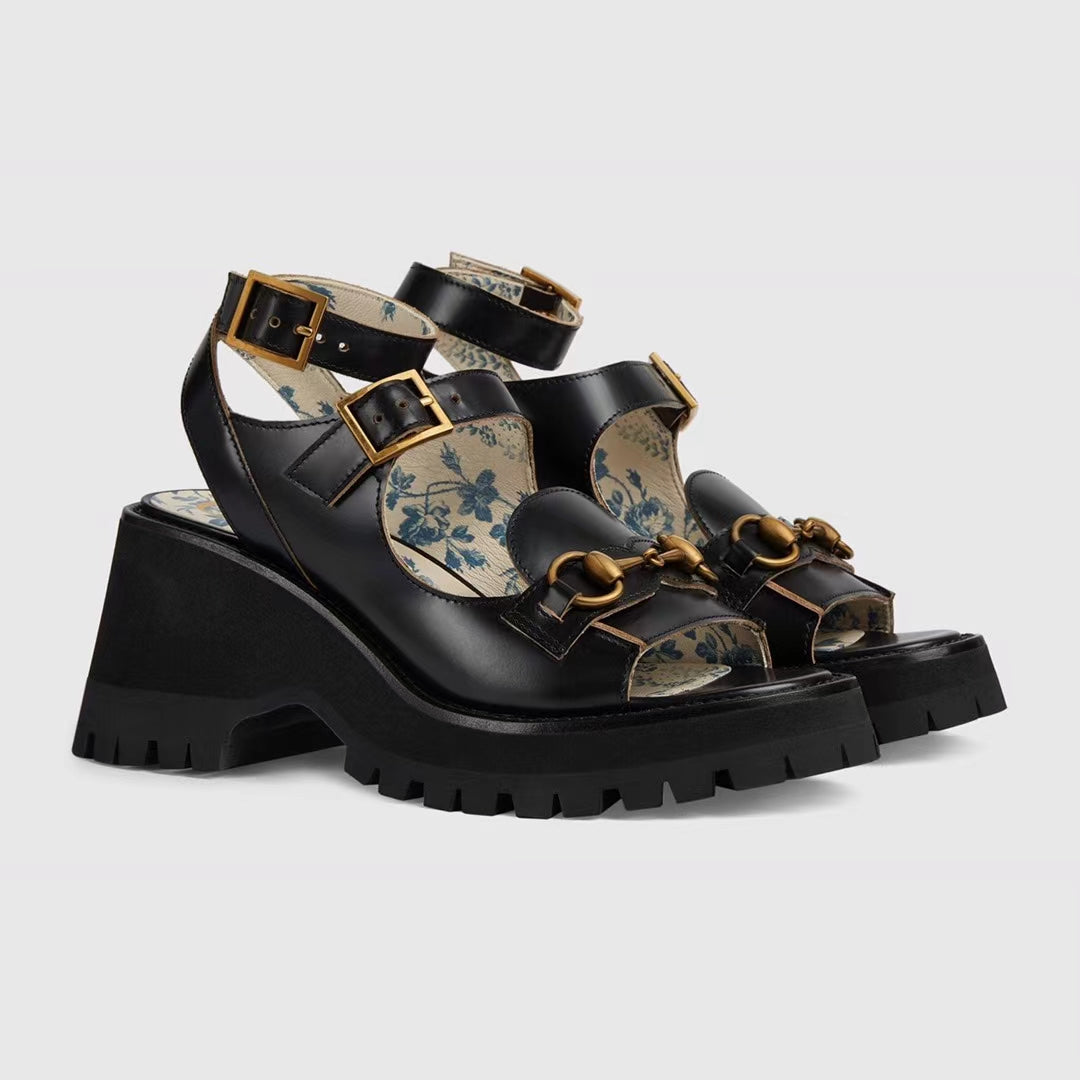G Horsebit platform sandals 1824061308