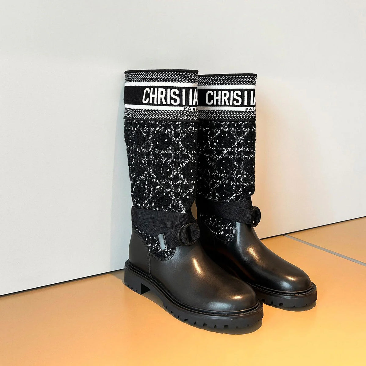 New embroidered letter boots 1024093015