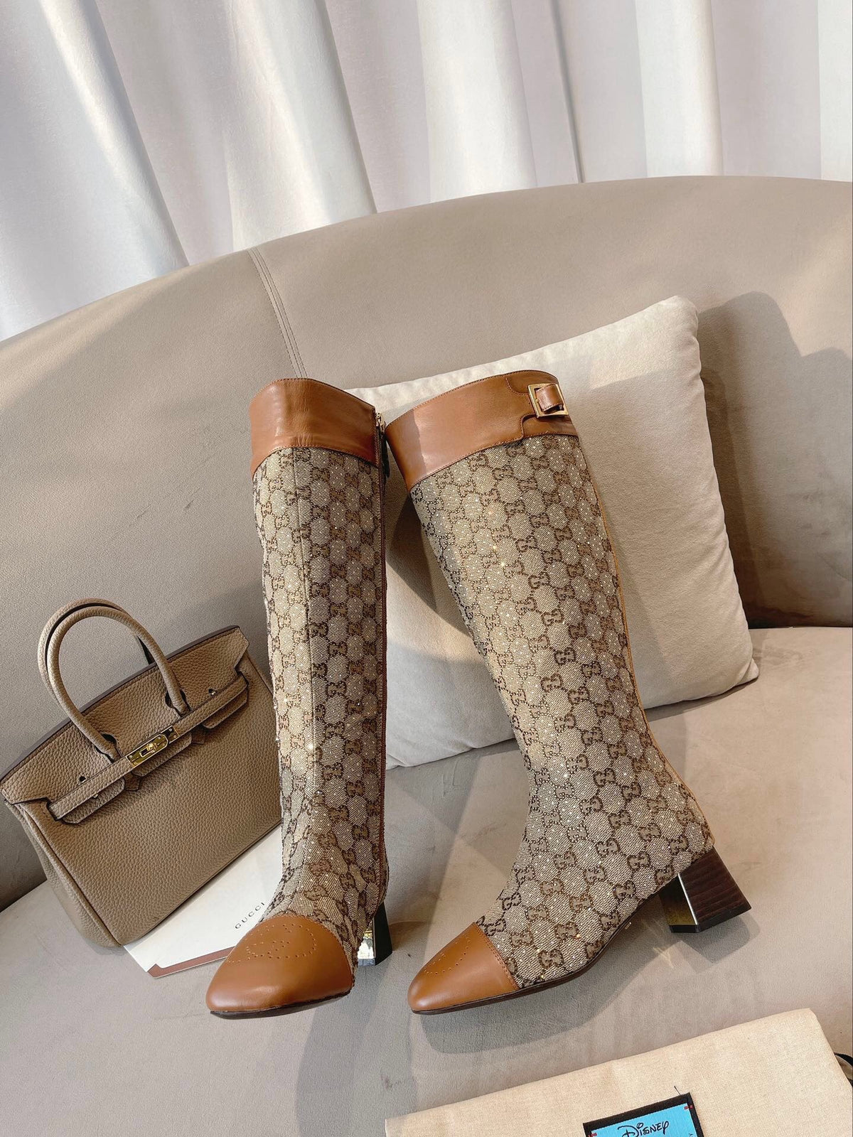 Fashion hollow  hollow carved print high-heeled boots 0724102315