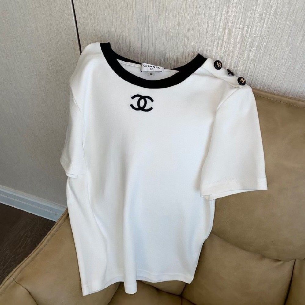 New Fashion C logo Summer Women's T-shirt-PD05202333102  1
