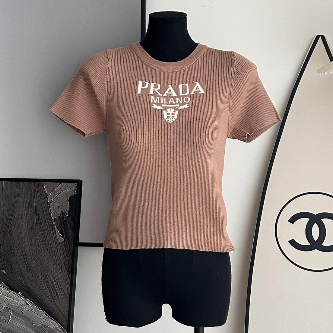 P short-sleeved knitted top 0725061629