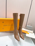 L new fashion 6.5cm leather boots 0724102307