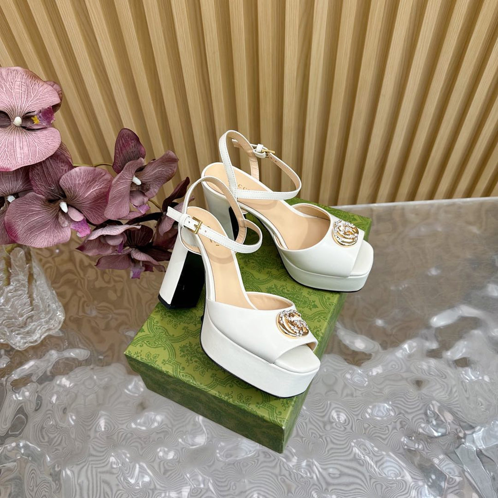 G new fashion ladies leather high heels 0725042007