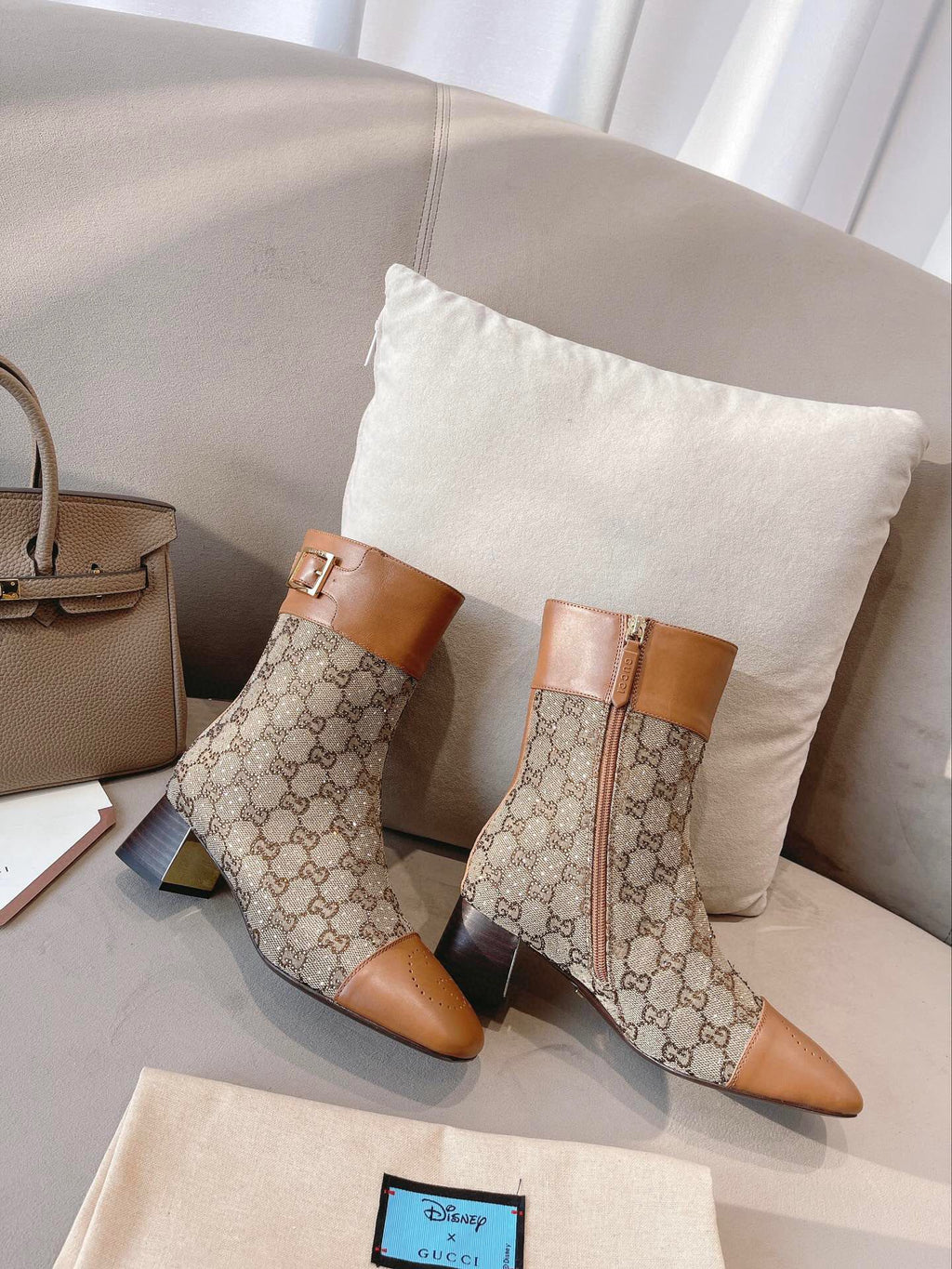 Fashion hollow  hollow carved print high heel boots 0724102314