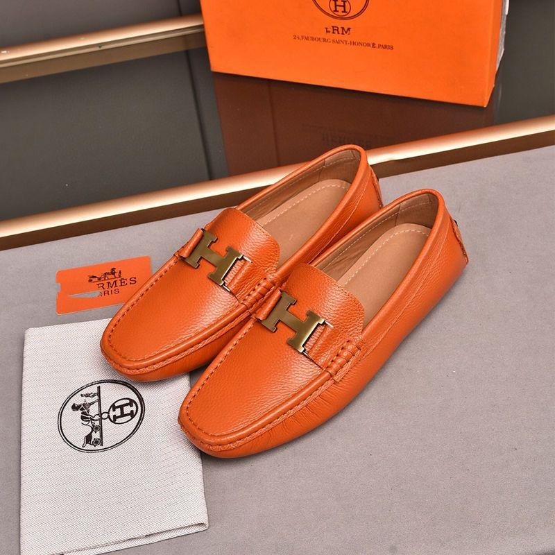 Genuine Leather Casual Comfortable Men's Slip-on ShoesPD05202412401