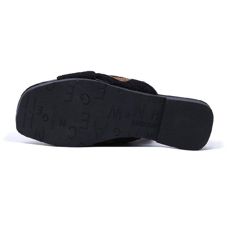 New Cross Elastic Flat Sandals And Slippers 1024040307