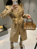 Takin wool double-sided woolen trench coat 0724101112