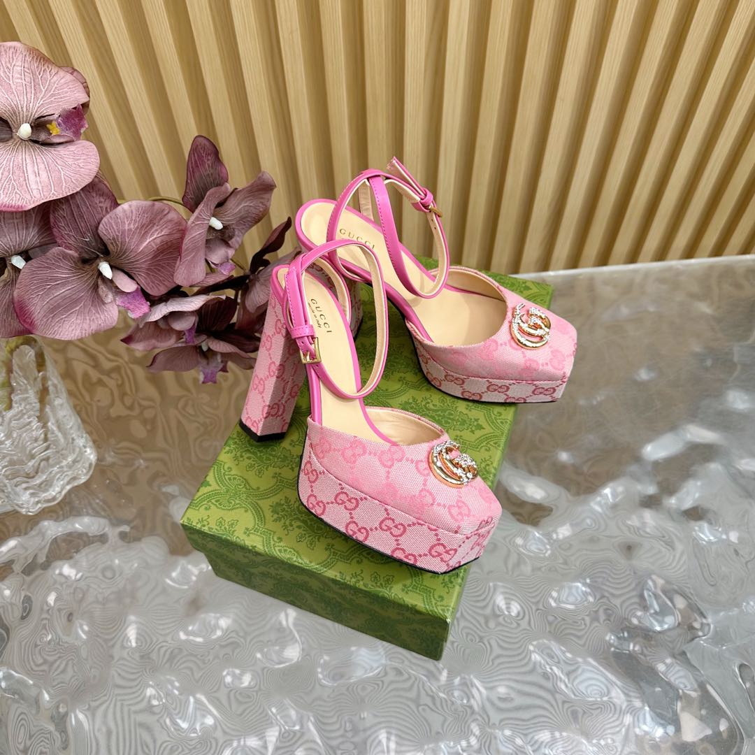 G new fashion ladies printed high heels 0725042004