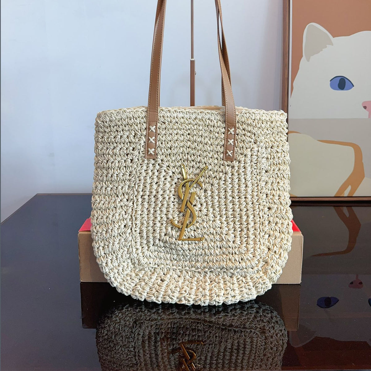 Straw Tote Bag XC24092529