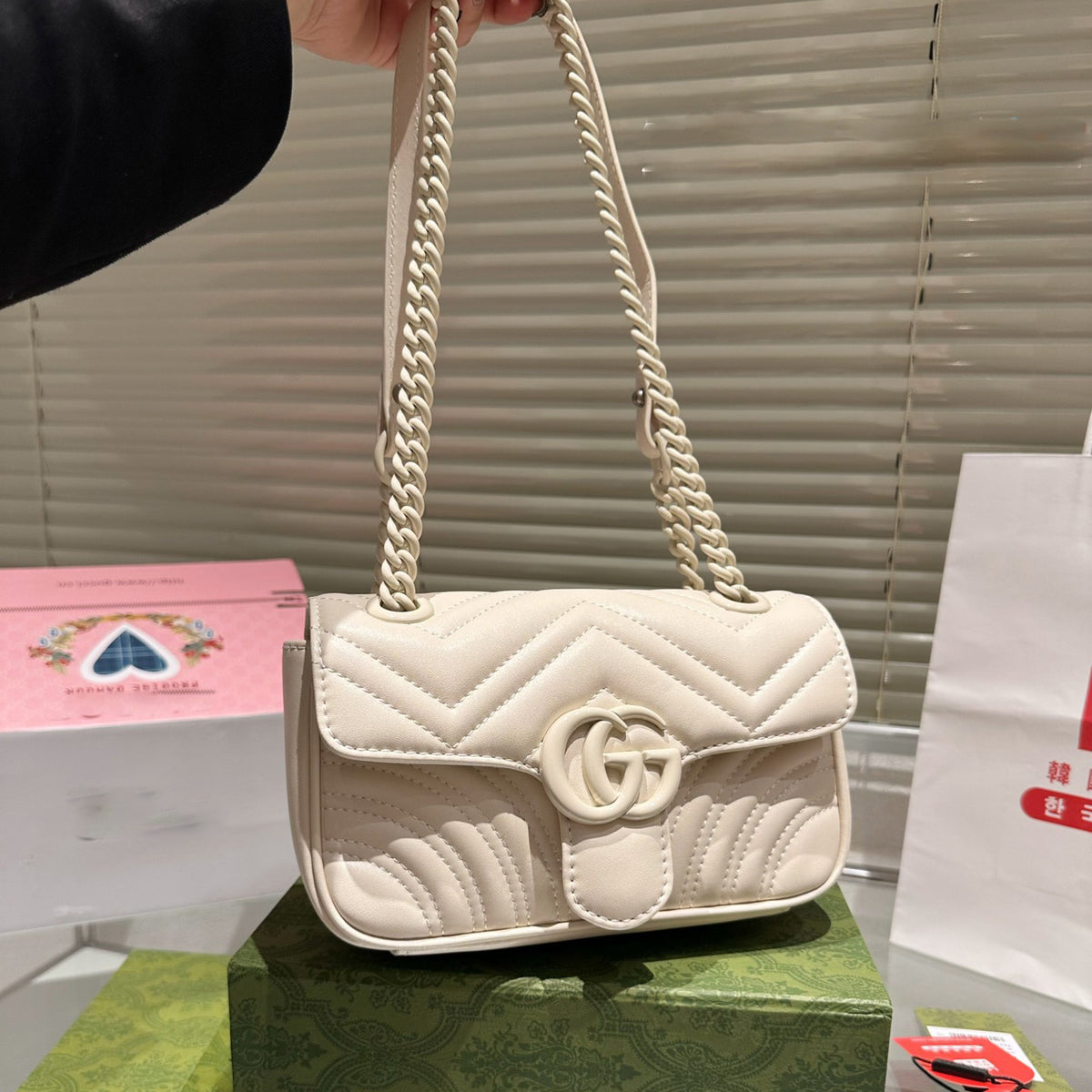 leather shoulder bag 03203