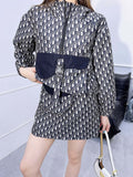DIO jacquard suit skirt 0724051101