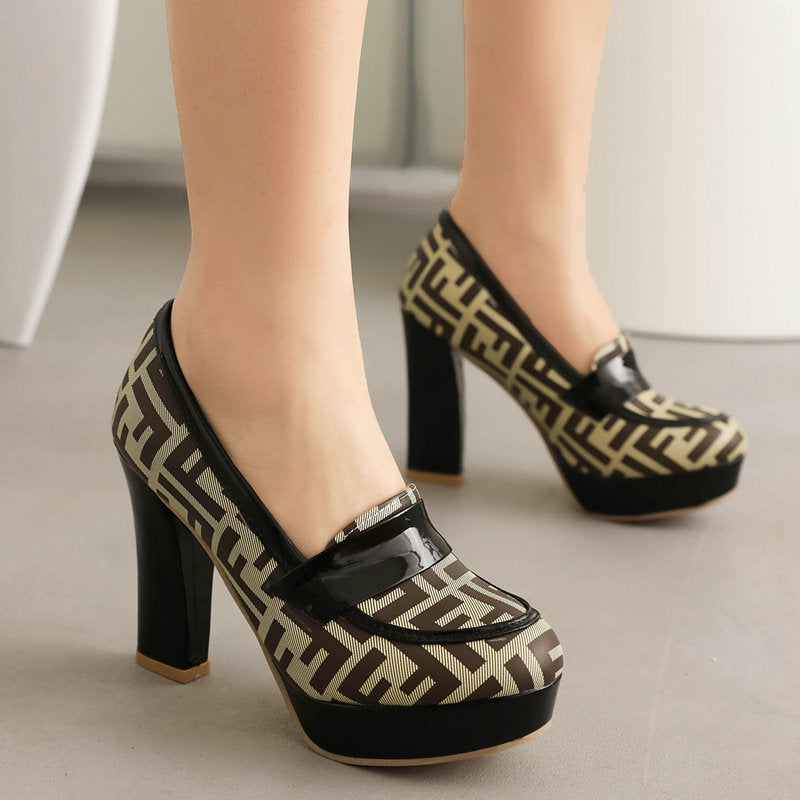 Fashion mary jane high heels PF1023092022