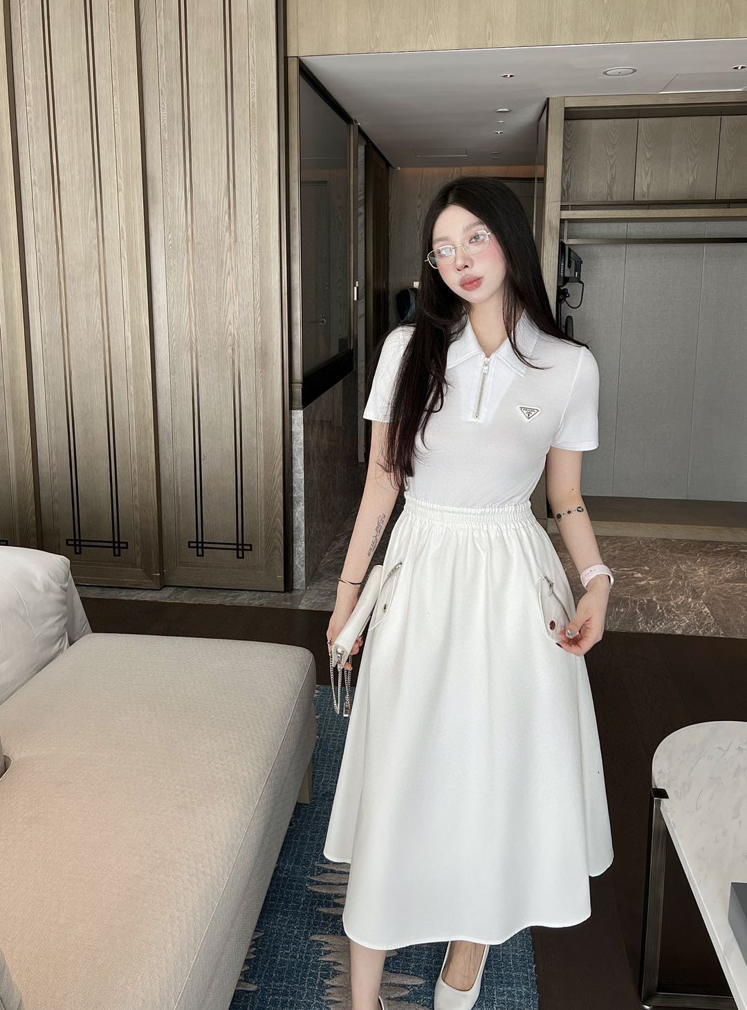 P Fashion Short Sleeve Dress 0725022610